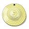 Acrylic Pendants, Hat, Light Goldenrod Yellow, 29x8.5mm, Hole: 2mm