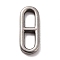 Non-Tarnish 304 Stainless Steel Links Connectors, Oval, Stainless Steel Color, 13x5x1.5mm, Hole: 2.5x4.5mm