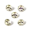 Glass Rhinestone Cabochons, Pointed Back & Back Plated, Faceted, Square, Diamond, Jonquil, 8x5mm
