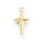 Alloy Pendants, Golden, Star, 17x9x5mm, Hole: 1mm