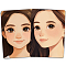 DELORIGIN 2pcs Face Painting Practice Board A4 Reusable Makeup Painting Women Practice Board Painting Exercise Template Stage Makeup Painting Tool Facial Painting Supplies for Makeup Beginner