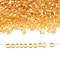 MIYUKI 3.4mm Drop Beads, Japanese Seed Beads, Silver-Lined, (DP3) Silverlined Gold, 3.4x3mm, Hole: 0.65mm, about 900pcs/50g