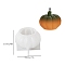 Halloween Pumpkin DIY Silicone Candle Molds, for Candle Making, White, 42x37mm