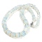 Opalite Hexagon Prism Graduated Beaded Necklaces for Women Men, 19.49 inch(49.5cm)
