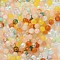 Mixed Style Glass Beads, Round, PeachPuff, 8~10mm