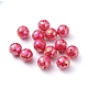 Perles acryliques de bubblegum trapu opaques SACR-R605-5-3