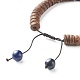Verstellbare geflochtene Perlenarmbänder BJEW-JB07017-5
