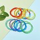 Transparent Acrylic Beads Stretch Bracelet Sets for Kids BJEW-JB06512-3