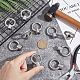 UNICRAFTALE 10Pcs 15mm Inner Diameter Lifting Eye Nuts 304 Stainless Steel Nut Fastener Ring Lifting Eye Threaded Nut Fastener for Engineering Lifting Machinery and Home Use FIND-UN0001-75B-4