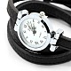Fashionable PU Leather Wrap Watch Bracelets X-WACH-J007-09-2