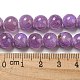 Chapelets de perles en jade naturelle teinte G-F764-02B-5