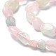 Chapelets de perles en morganite naturelle G-L550A-08-3