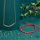 Pandahall elite 160 pz 4 stili di perline in ottone KK-PH0005-81-5