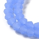 Brins de perles en verre dépoli imitation jade GLAA-F029-JM4mm-B04-3