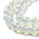 Perlas de vidrio de imitación de Jade imitación electrochapa GLAA-E036-12C-4