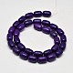 Dyed Barrel Synthetic Turquoise Beads Strands G-M142-M-3