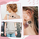 Gorgecraft 12 Sheets 6 Style Cool Sexy Body Art Removable Temporary Tattoos Paper Stickers DIY-GF0007-12-7