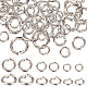 Beebeecraft 150 piezas 3 estilos 304 anillos de salto de acero inoxidable STAS-BBC0002-94-1