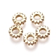 Perles de zircone cubique micro pave en Laiton KK-I664-02G-1