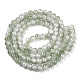 Crackle Baking Painted Imitation Jade Glass Beads Strands DGLA-T003-8mm-06-3