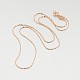 925 Sterling Silver Chain Necklaces STER-M086-05B-RG-2