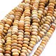 Natural Fossil Coral Beads Strands G-O180-19-1
