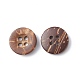 Carved Round 4-hole Basic Sewing Button NNA0YXE-1