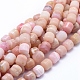 Chapelets de perles en opale rose naturelle G-D0010-15A-1