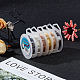 Benecreat 0.5mm (24 Gauge) trübungsbeständiger Kupferdraht 90m von 6 Mischfarben Schmuck Perlendraht für Kunsthandwerk Perlenschmuckherstellung (15m / Farbe) CWIR-BC0005-01C-6