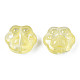 Transparent Spray Painted Glass Beads GLAA-S054-013A-2