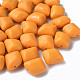 不透明なアクリルビーズ  ポリゴン  オレンジ  17.5x15.5x11mm  穴：2mm  約230個/500g MACR-S373-15A-A07-7