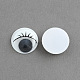 Colors Wiggle Googly Eyes Cabochons With Eyelash DIY Scrapbooking Crafts Toy Accessories X-KY-S003-12mm-04-1