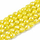 Opaque Glass Beads Strands EGLA-T008-16L-1