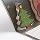 Рождественские всплывающие открытки и набор конвертов DIY-G028-D07-4