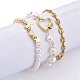 Bracelets en perles et bracelets à maillons et ensembles de bracelets en chaîne BJEW-JB05509-4