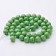 Chapelets de perles rondes en jade de Mashan naturelle X-G-D263-8mm-XS17-3