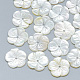 Perles de coquillage blanc naturel SSHEL-S260-067-1