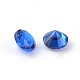 スピネルダイヤモンド形状キュービックジルコニアカボション  多面カット  ブルー  1x2mm  約1000個/袋 ZIRC-L040-01-1mm-1
