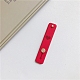 Rectangle with Heart Pattern Silicone Phone Strap Grip Holder Finger MOBA-PW0001-50-10-1