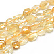 Chapelets de perles de citrine naturelle G-S264-06-1