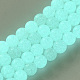 Fili sintetici perline di pietra luminosa G-T129-12C-3