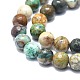 Chapelets de perles en chrysocolle et lapis lazuli naturelles G-F715-105B-3