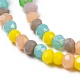 Chapelets de perles en verre à facettes GLAA-G074-A04-2