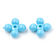Perles acryliques opaques de couleur unie MACR-S296-04-2