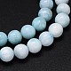 Larimar naturelle chapelets de perles rondes G-O087-11-12mm-2