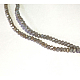 Chapelets de perles en verre électroplaqué GLAA-F078-FR14-3