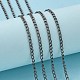 Iron Twisted Chains Curb Chains CHS003Y-B-7