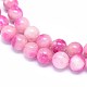 Naturali tinti perle di giada fili G-F601-A18-3