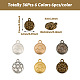 Cheriswelry 36pcs breloques en alliage 6 couleurs FIND-CW0001-19-3
