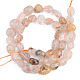 Chapelets de perles en quartz de rutile naturel G-S359-164-2